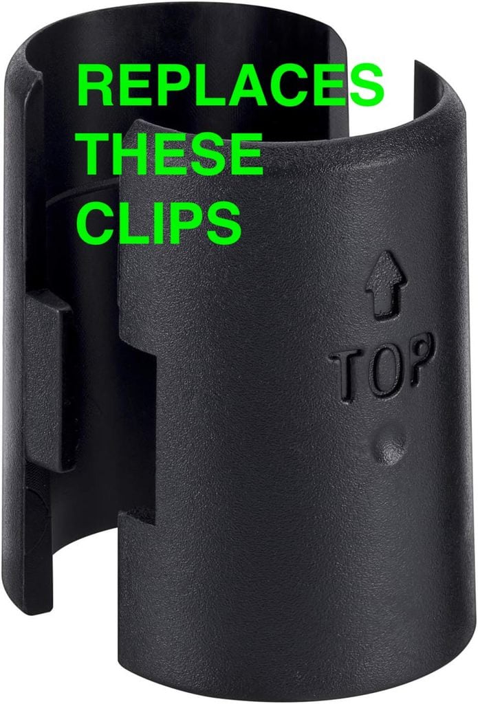 Replacement 1 inch wire shelf clips
