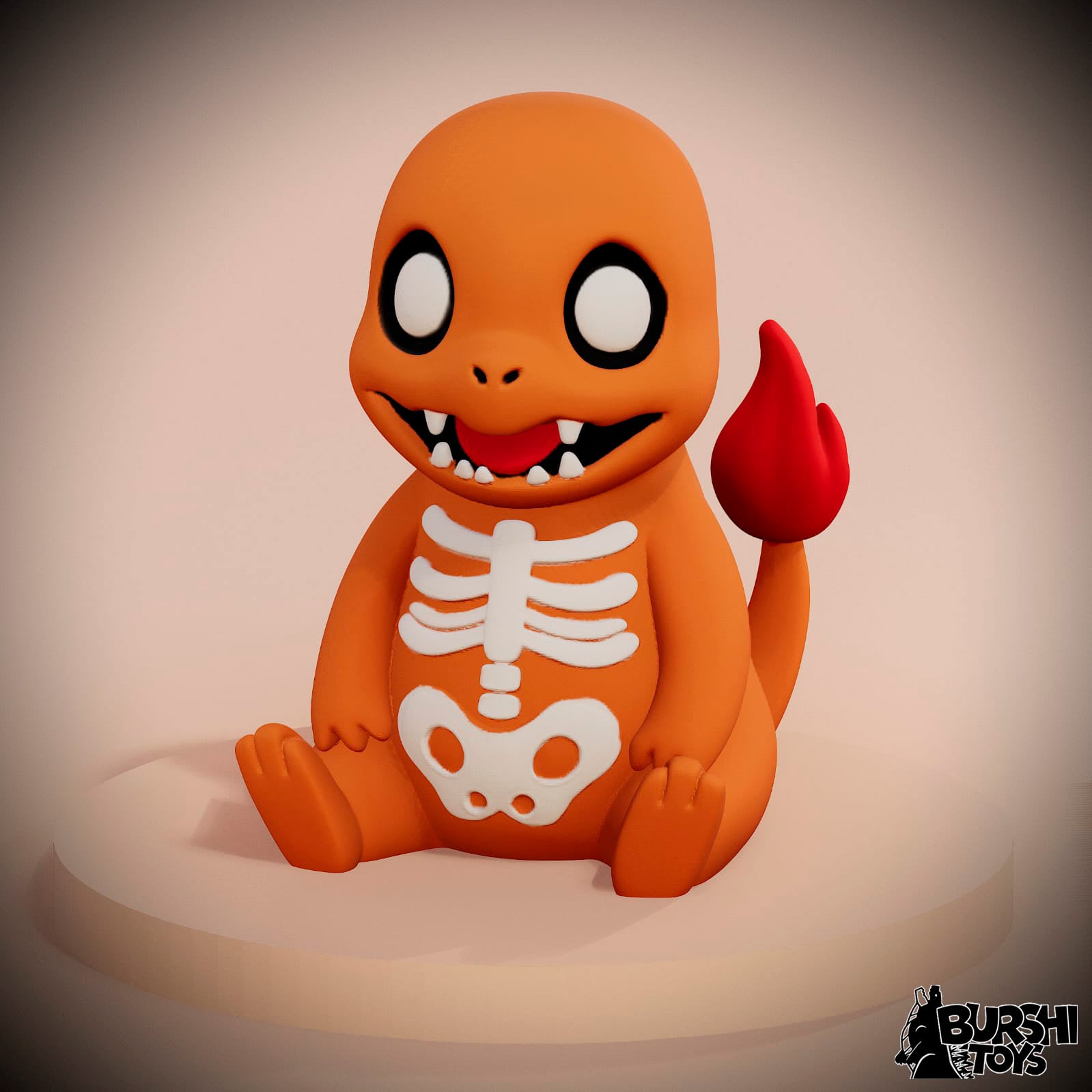 HALLOWEEN CHARMANDER - POKEMON - SKELETON (3MF INCLUDED)