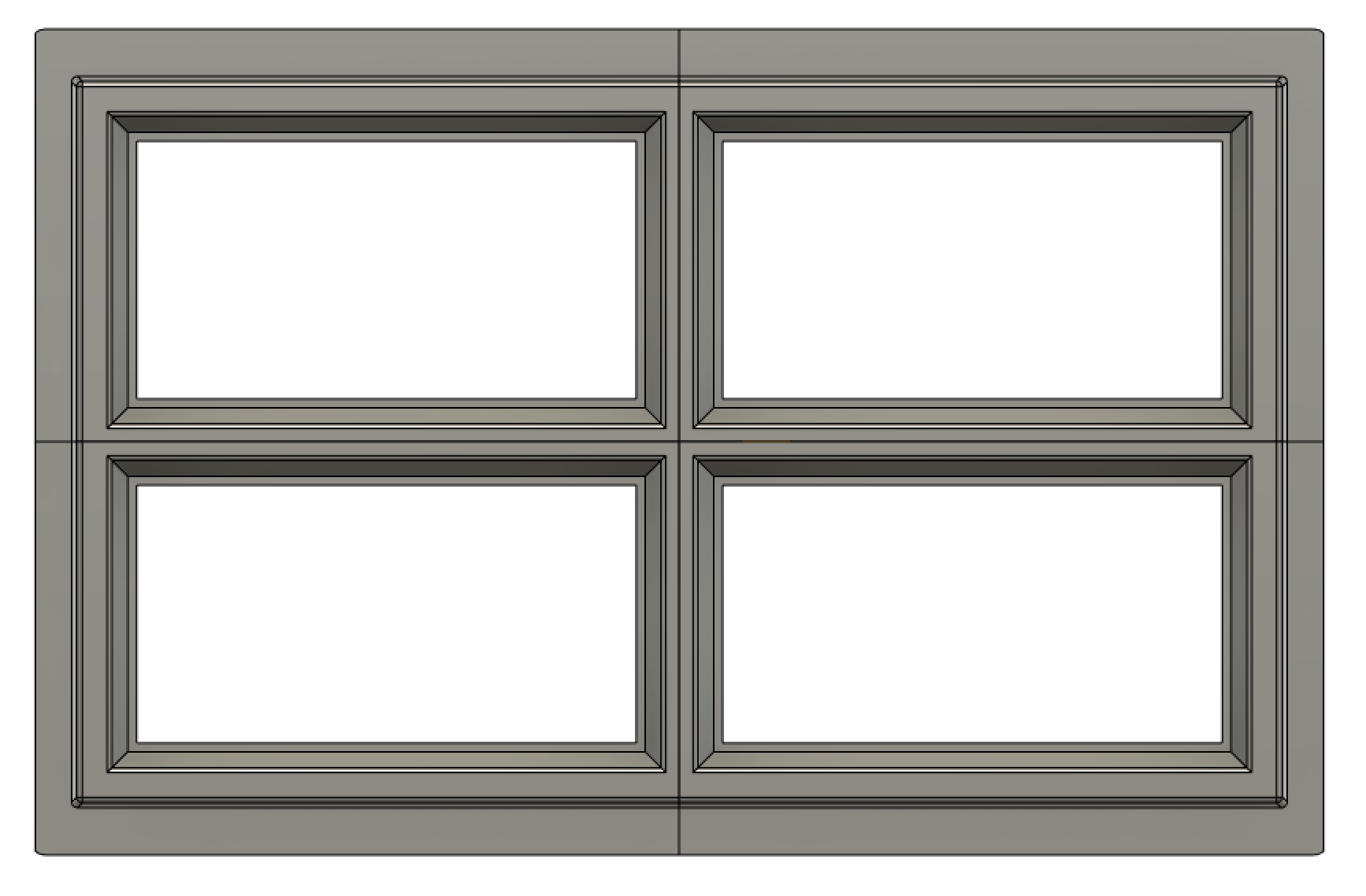 Garage window insert (Stockton style)