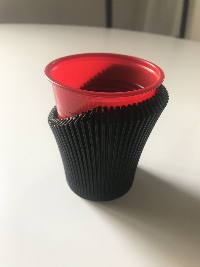 Plastic cup holder
