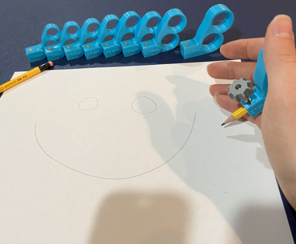 Fixed Position 2 Finger Pencil Grip