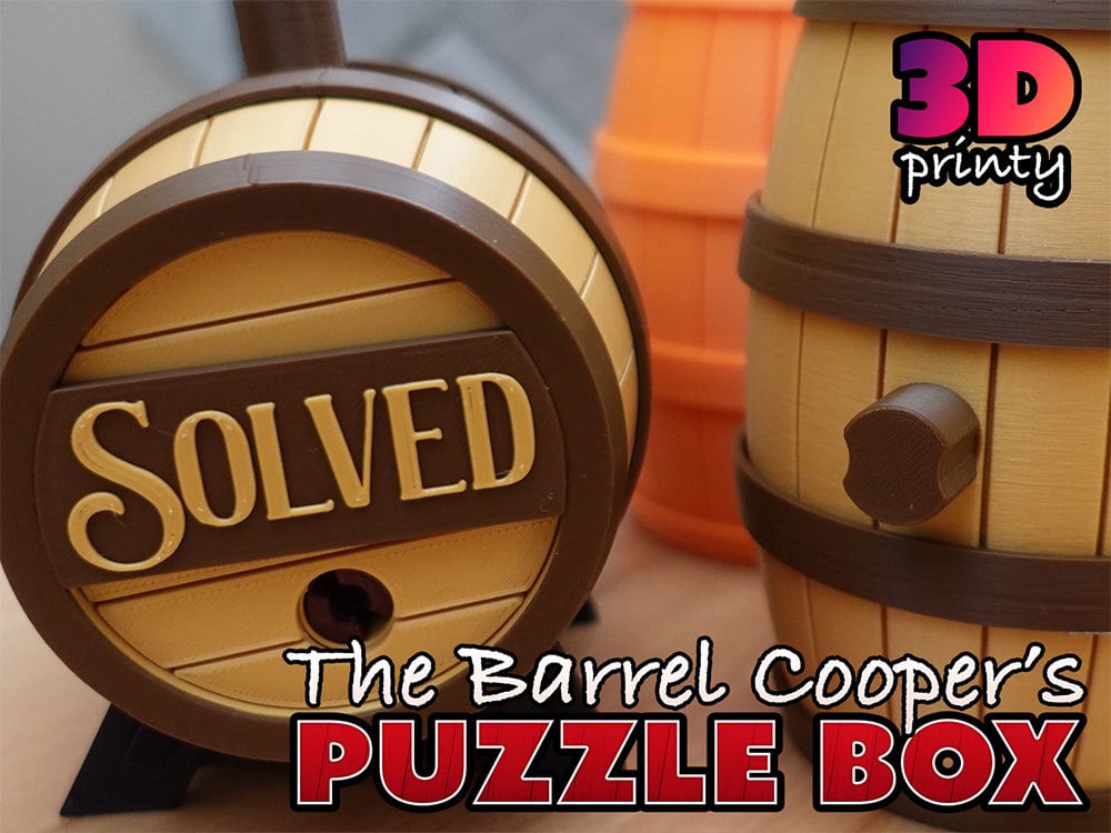 The Barrel Cooper's Puzzle Box (Difficult!)