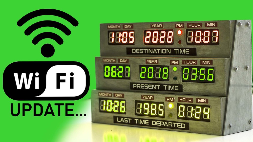 Back To the Future Clock - RTC to WIFI conversion