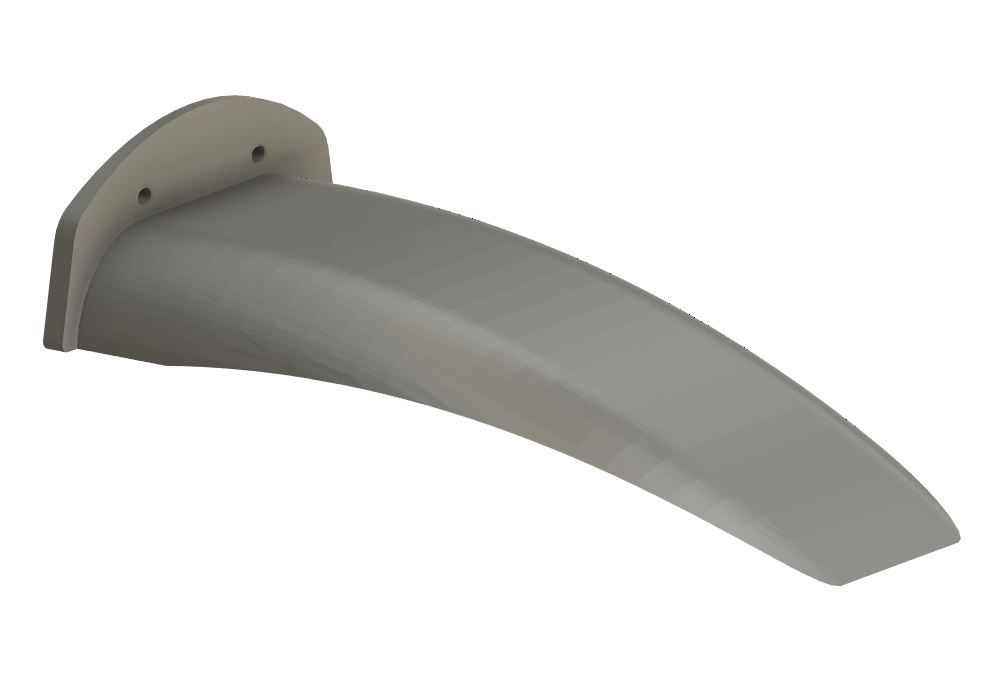 FOX 36 Front mud guard screwed version | MTB | Fully fork mud guard