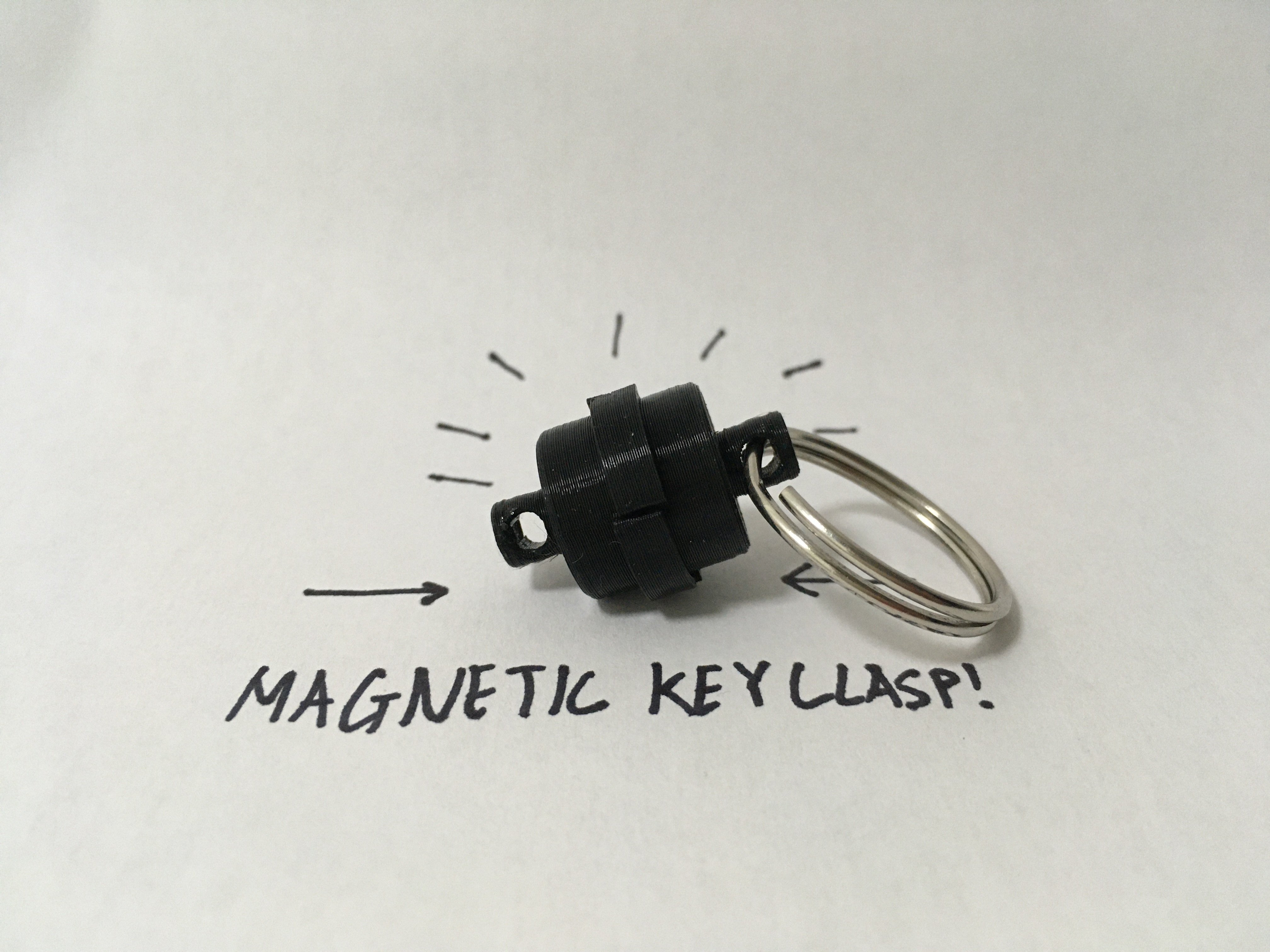 Magnetic Key Clasp