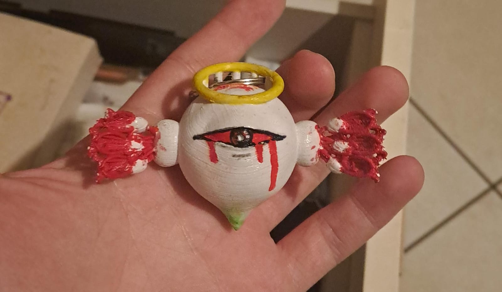 02 (Zero Two) From Kirby 64: The Crystal Shards Keychain