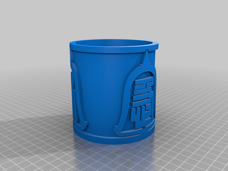 A cup that can keep away from disasters应急管理大学文创笔筒