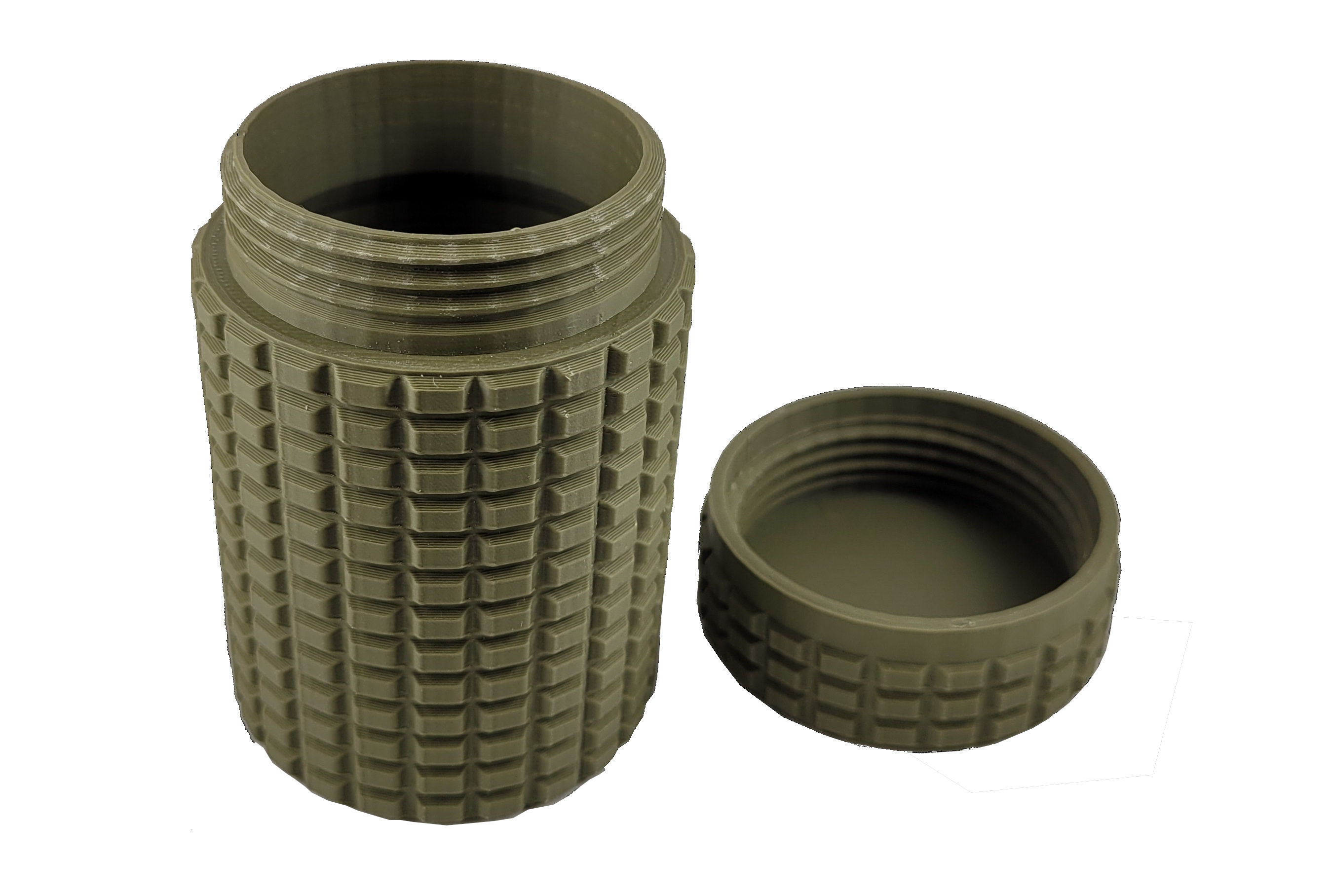 Round box with lid