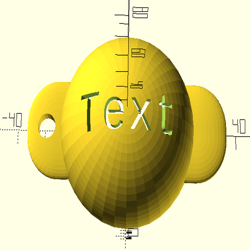 Golf Ball Marker Template - Parameterized Text