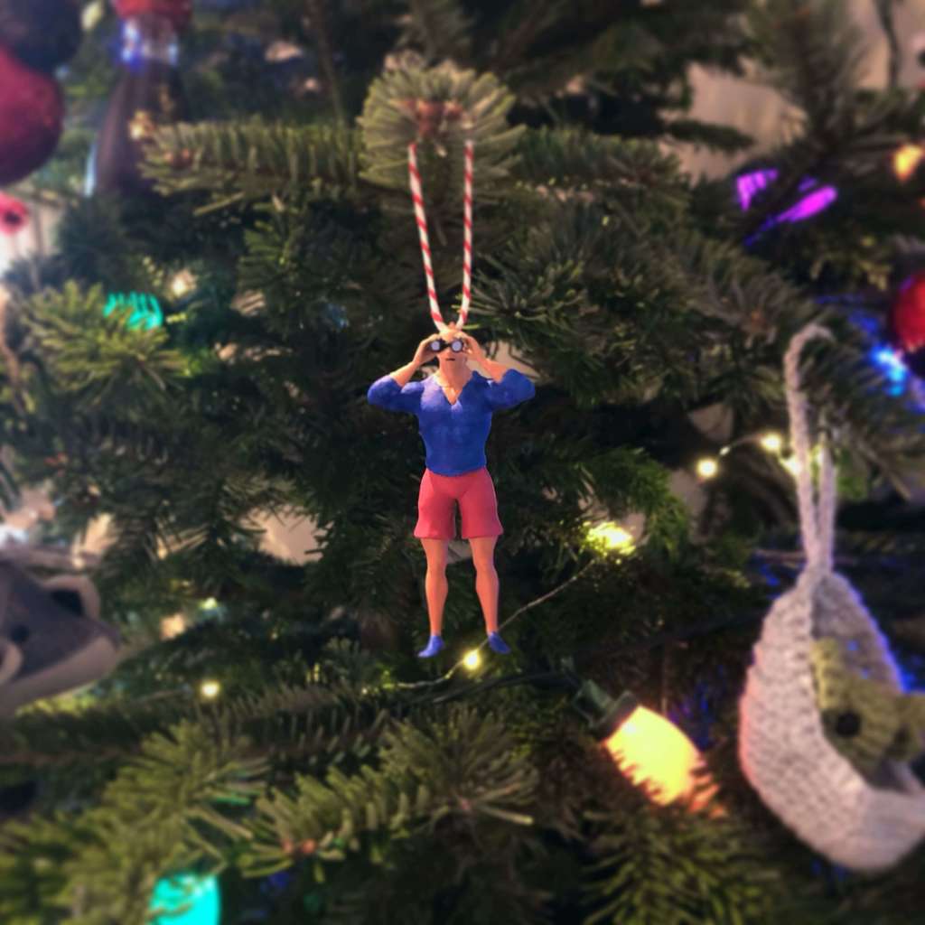 Dwayne 'The Rock' Johnson - aka Little Mitch from Baywatch - Christmas Ornament