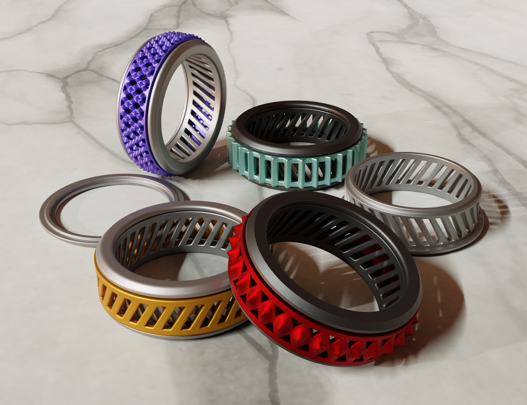 Fidget Spinner Ring