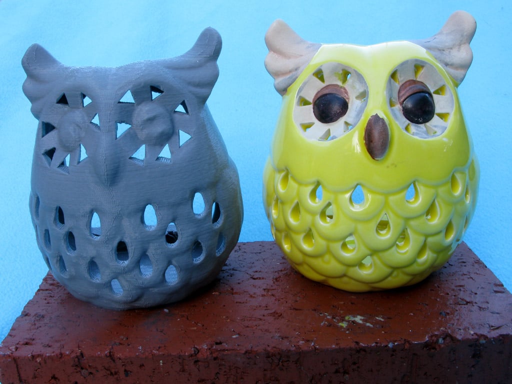 Owl Candle Holder