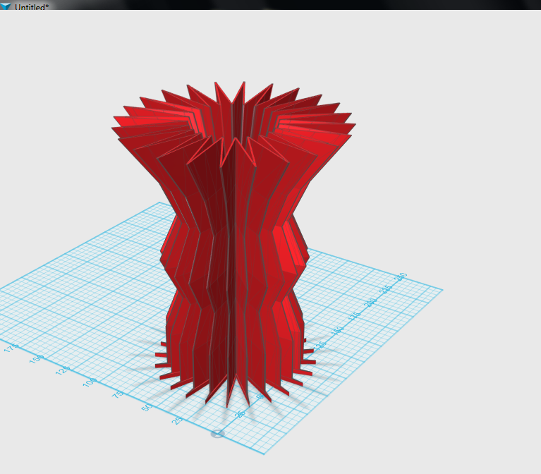 Spike star vase