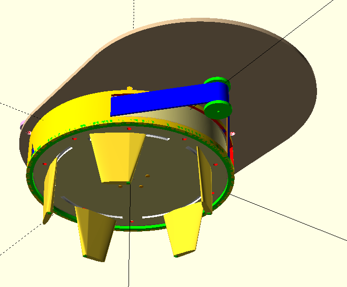 Toys for boys-boats/Voith Schneider Propeller-how it works construction set- OpenSCAD CSV