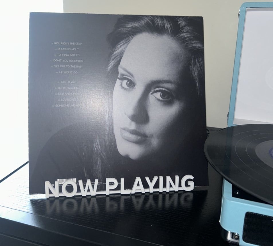 'Now Playing' Vinyl Record Holder