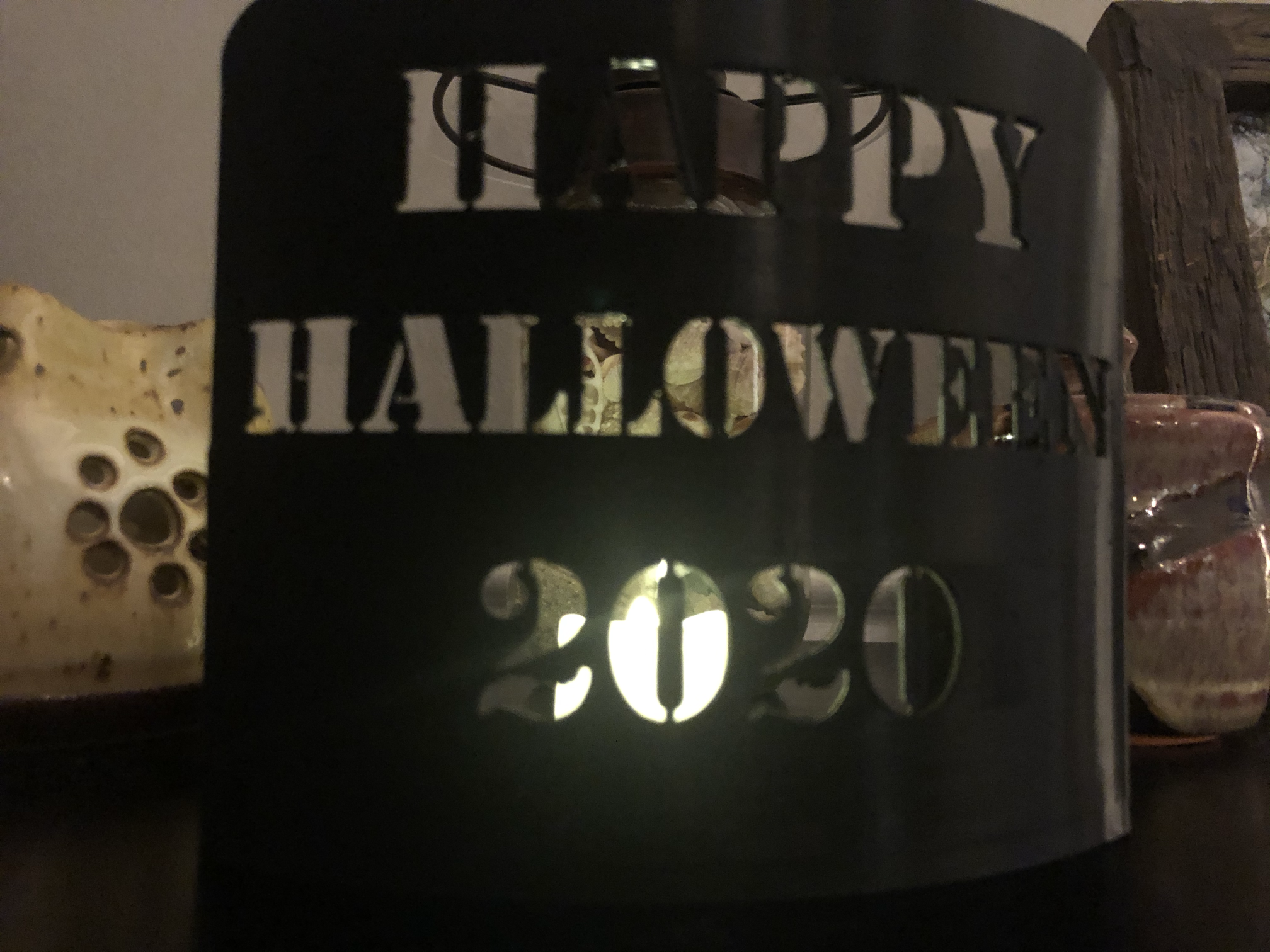 Happy Halloween Tea Light Holder 2020