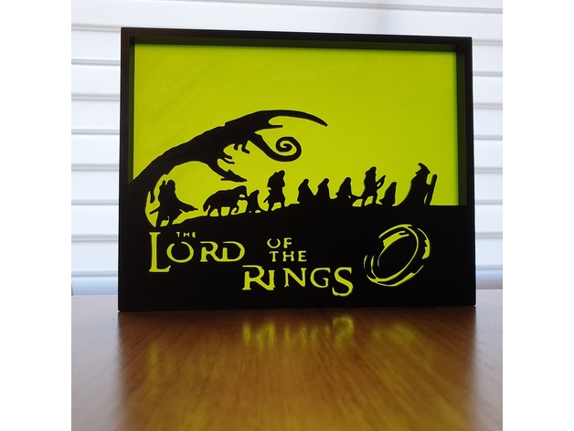 Lord Of The Rings Silhouette Art