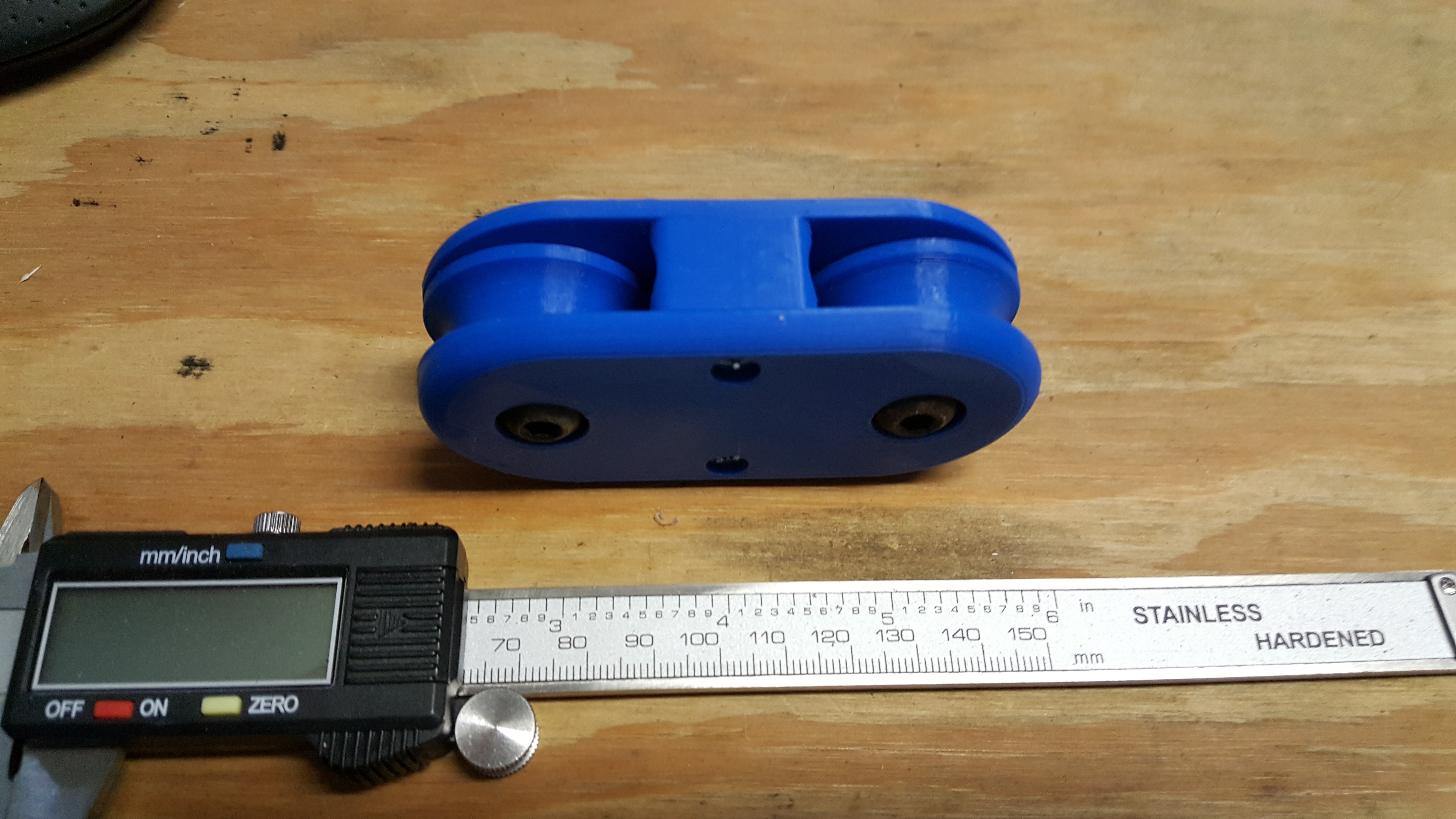 2 sheave wheel pulley balance block