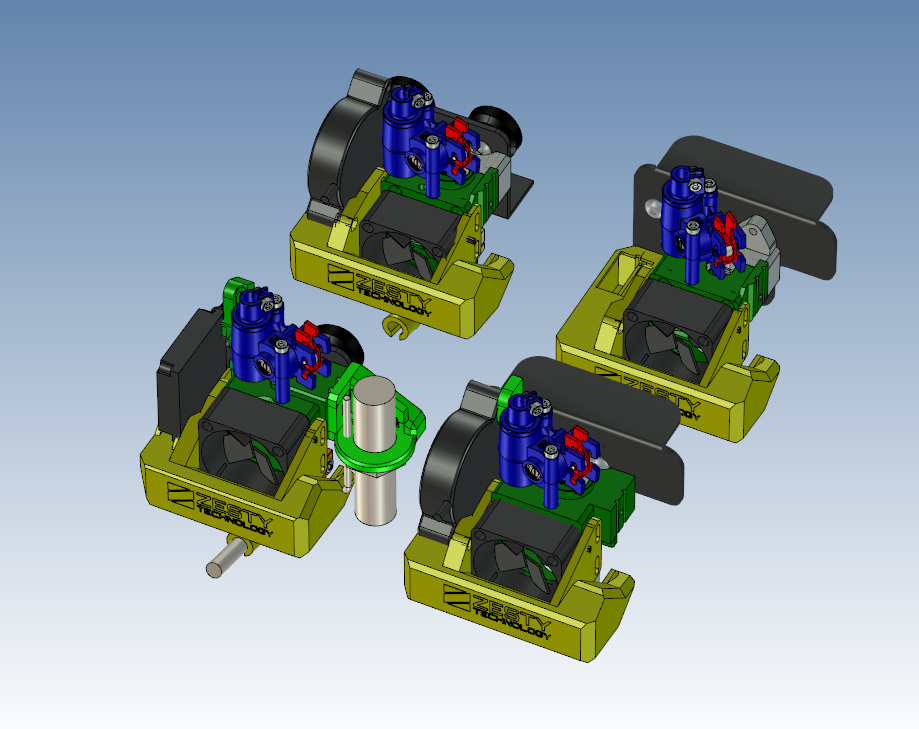 Nimble V1 print head for Creality type.