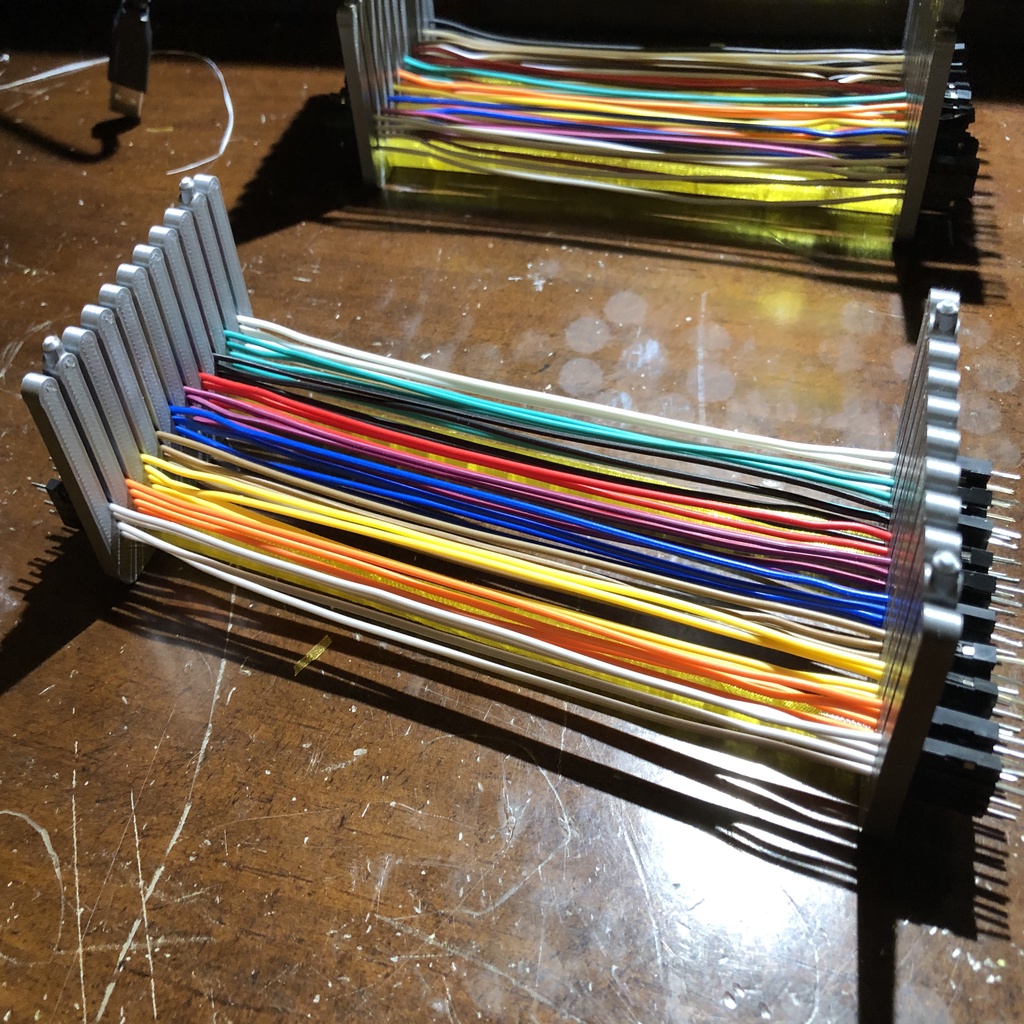 Stackable jumper wire rack