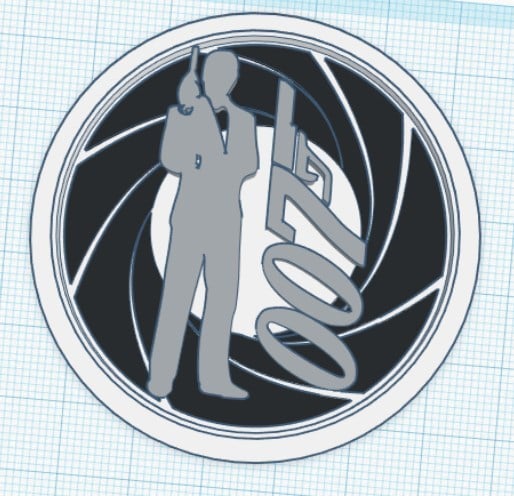 007 Iris Modular Logo Insert