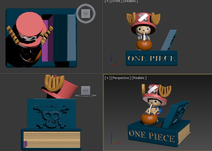 One Piece Chopper cellphone stand2