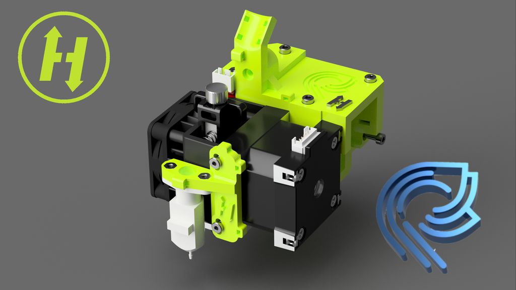 HevORT - Advanced DIY 3D Printer - X carriage E3D Hemera
