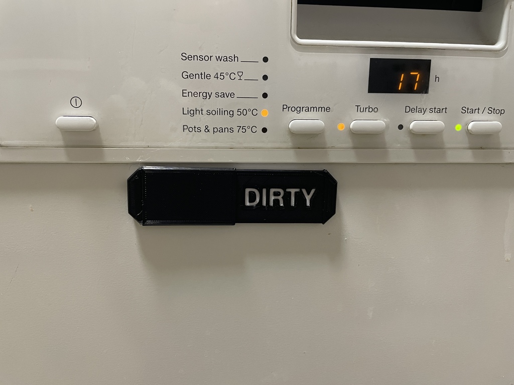 Dishwasher Sign