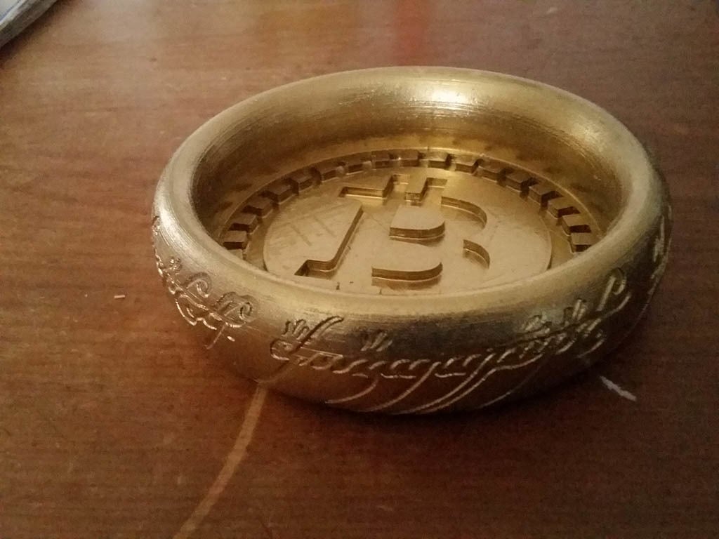 My Precious Bitcoin key bowl