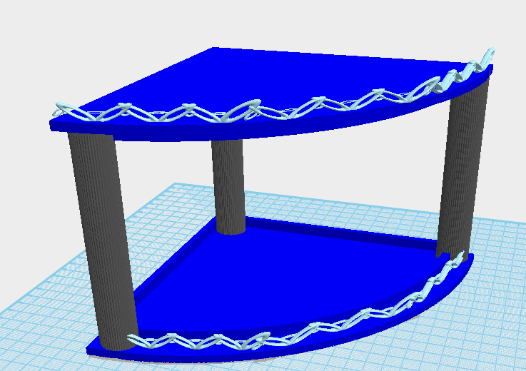 Kitchen Bench top Shelves