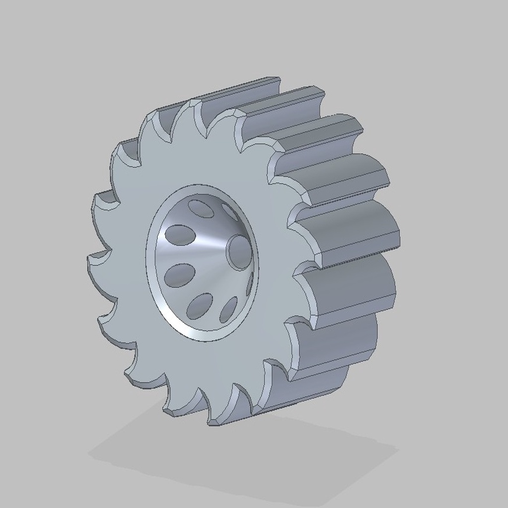 RC Snow Wheel 120/90x150mm 12mm hex
