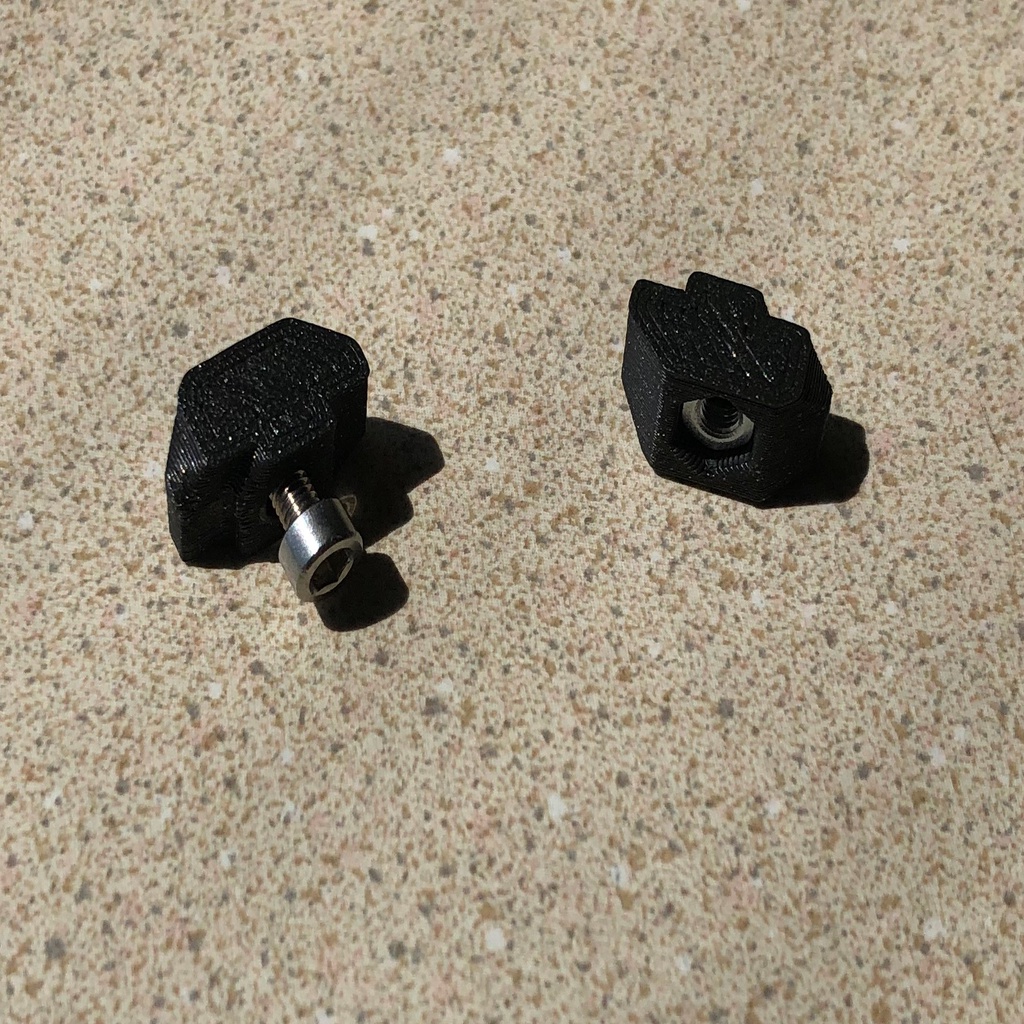Drop in Extrusion Nuts for Prusa i3 MK3s