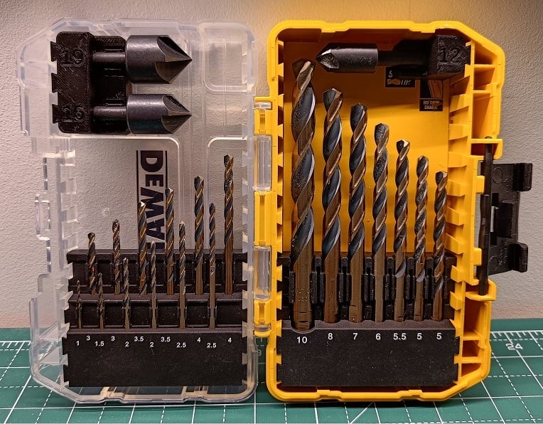 DeWALT case drill holder