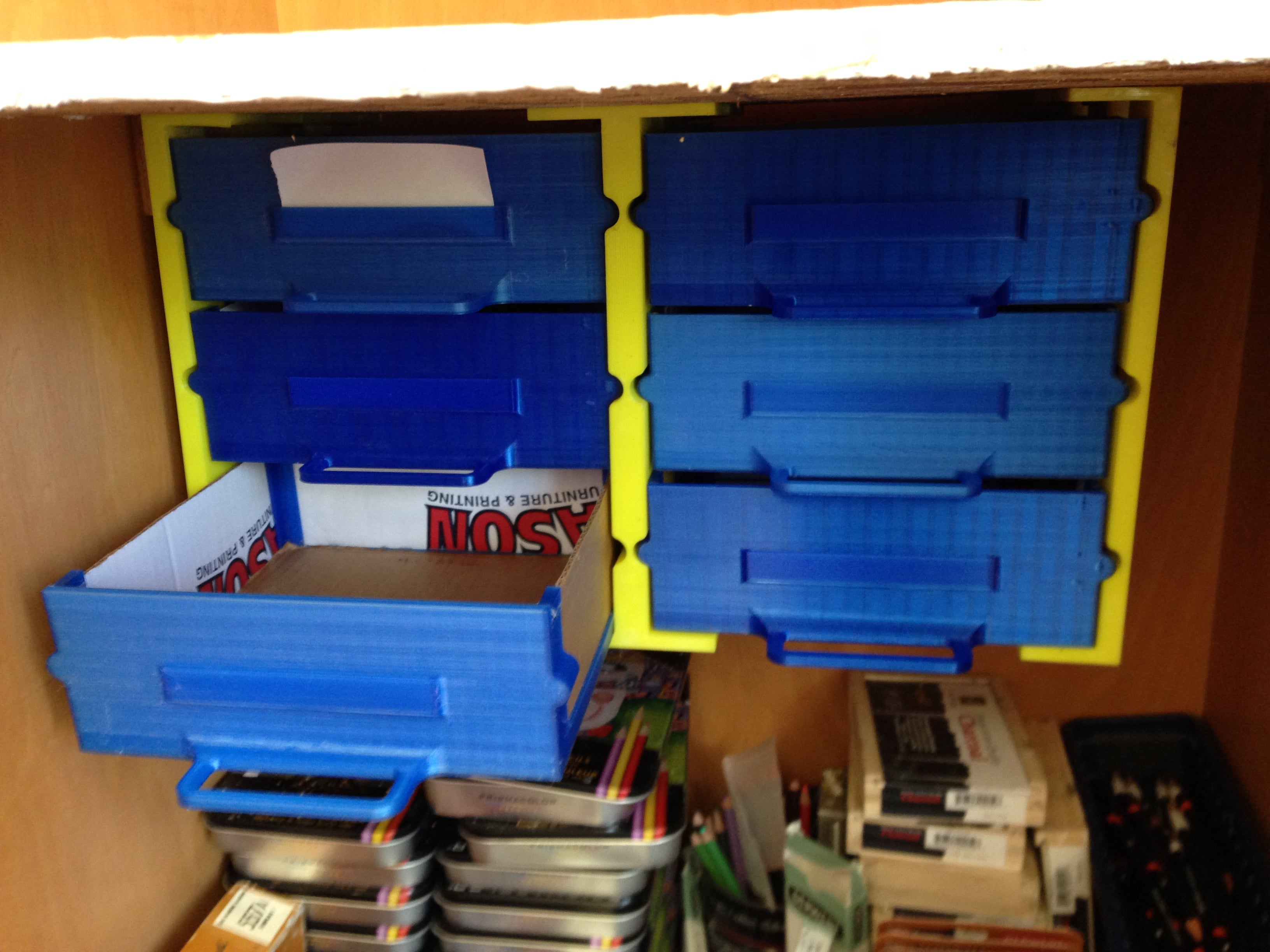 Art Supply Drawers