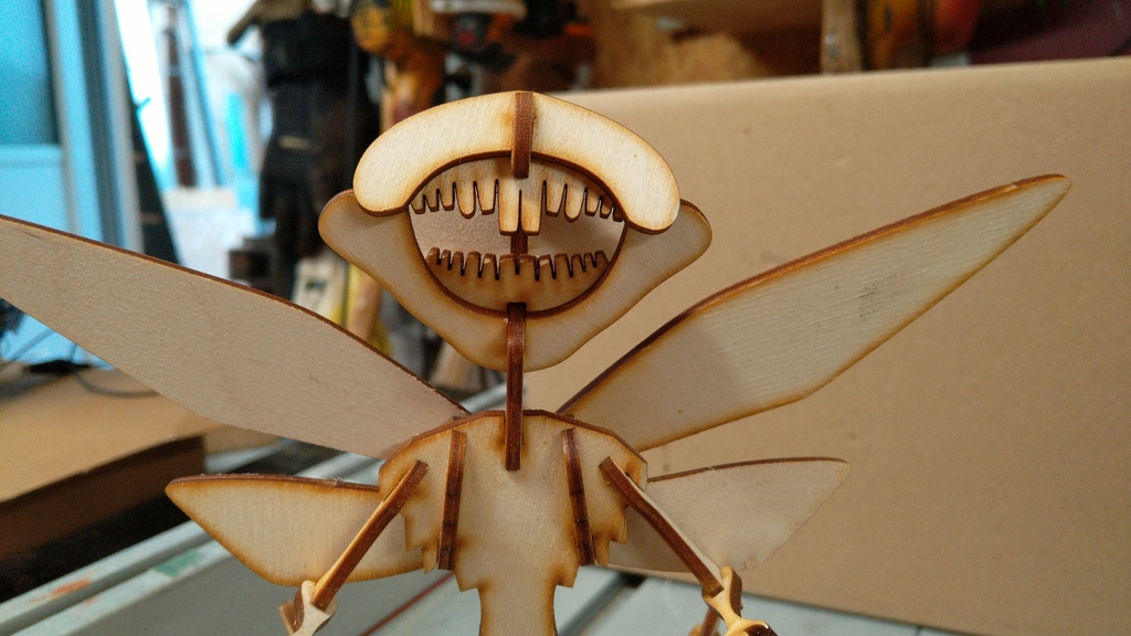 Laser-Cut Tooth Fairy from Hellboy 2