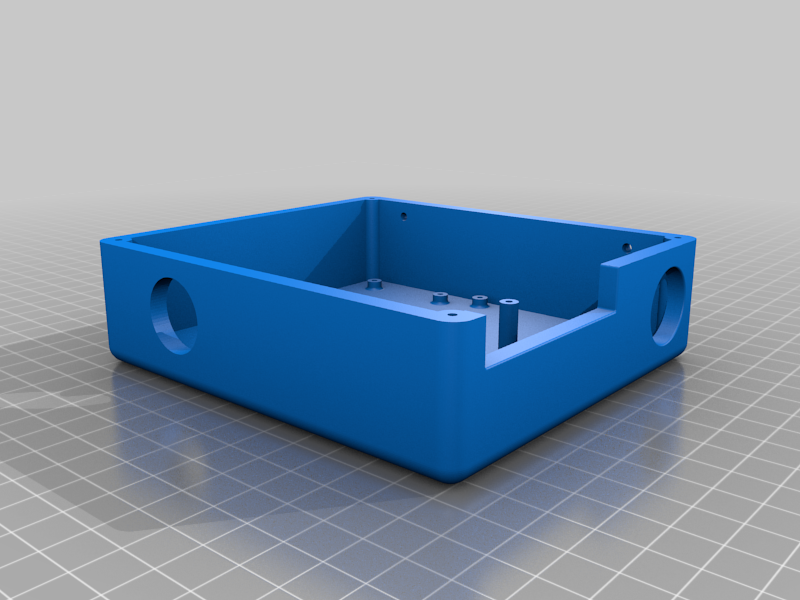 Raspberry Pi 3B(Octoprint) case for Ender 3 with relais and stepdown converter