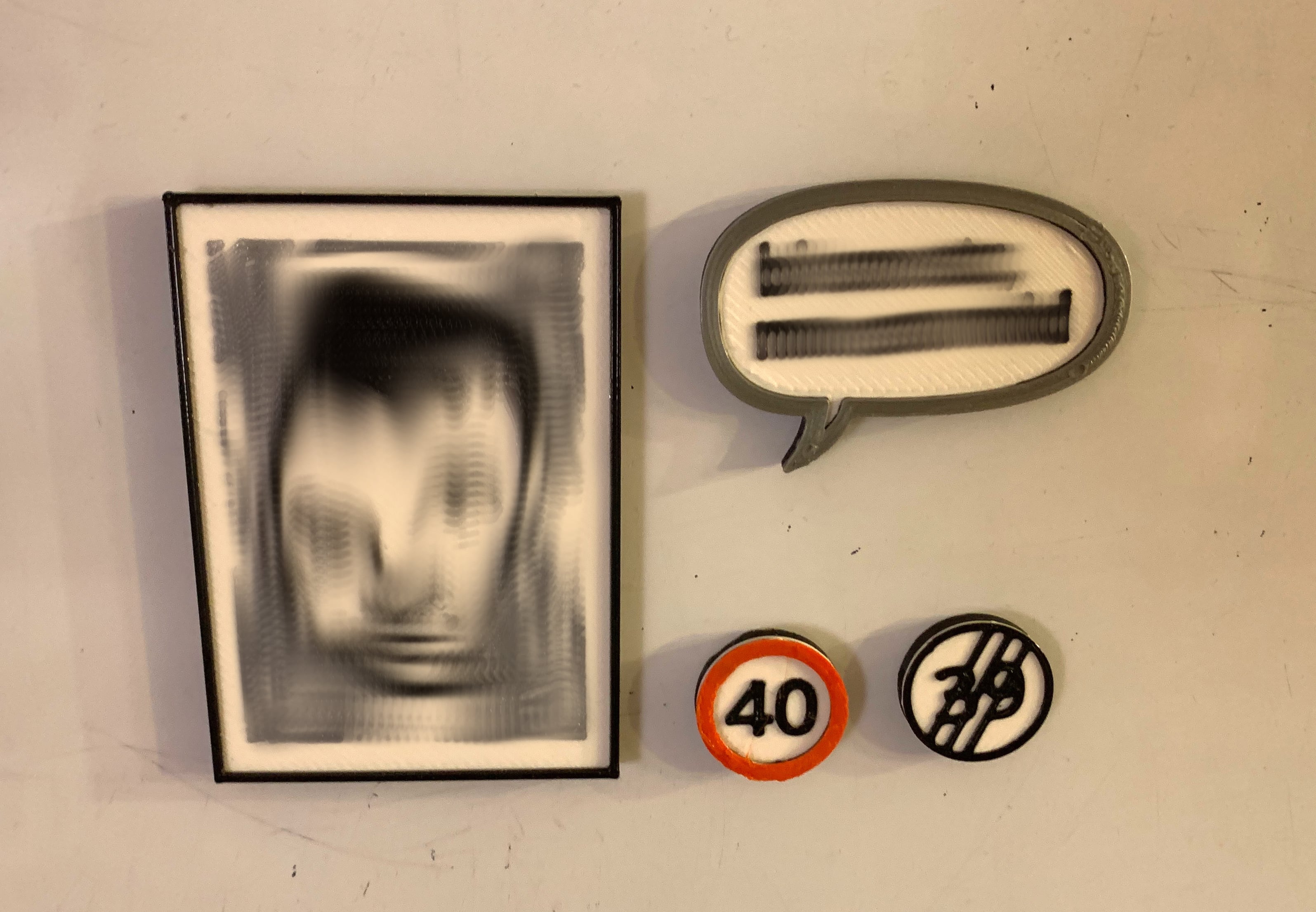Fridge Magnets Frame and Bubble (BD example)