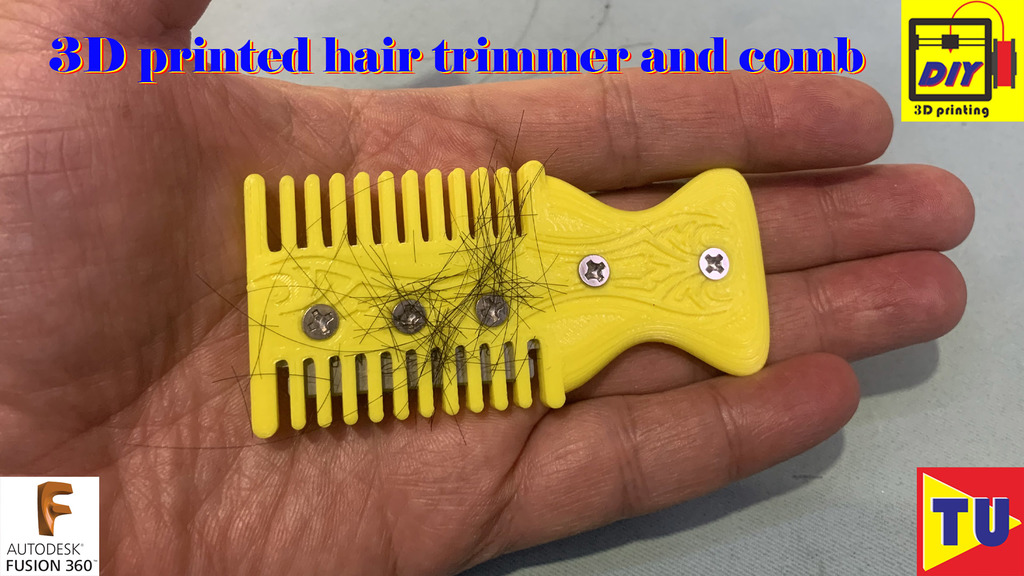 hair trimmer and comb