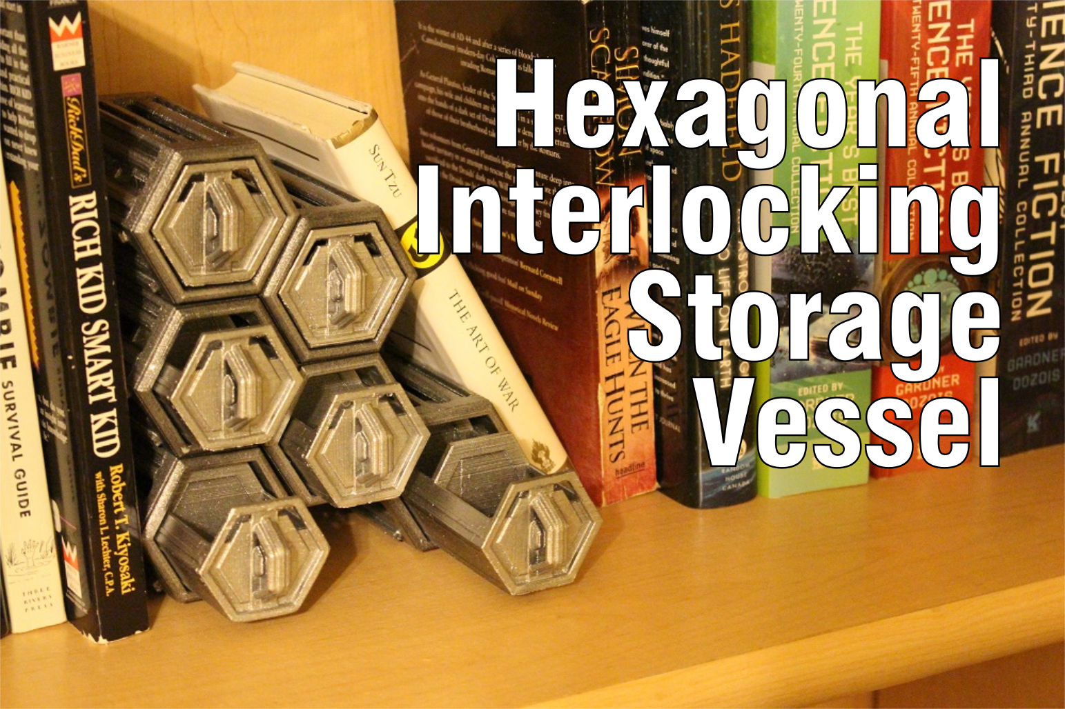 Hexagonal Interlocking Storage Vessel