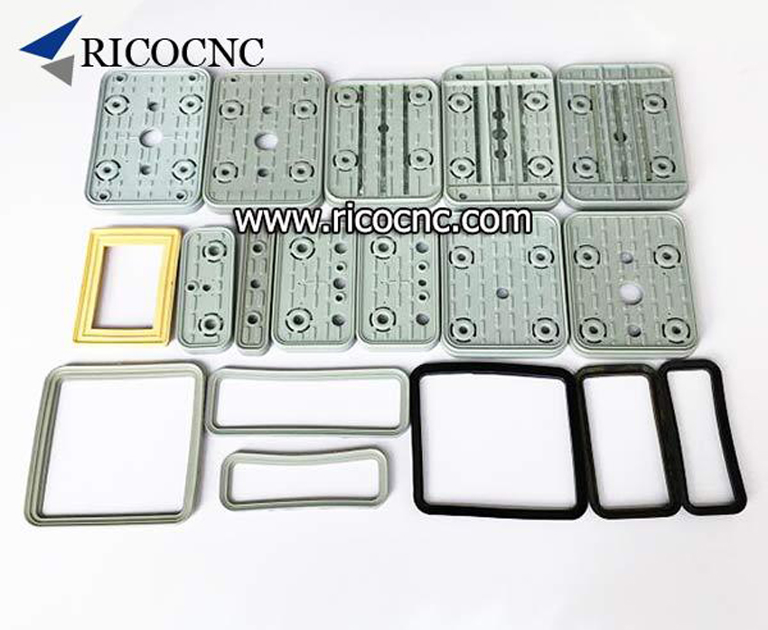 Replacement Rubber Suction Plates Gaskets Pads Cover  for CNC Vacuum Pods