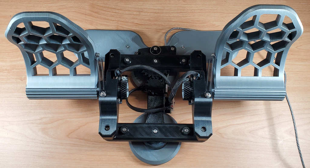 CadetPedals: Rudder Pedals and Toe Brakes for Flight Sims