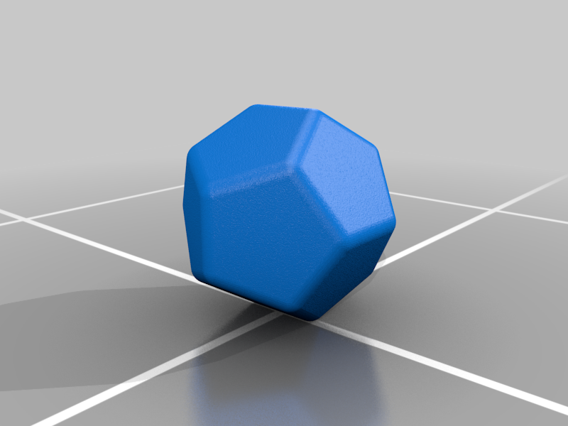 My Customized OpenSCAD Dodecahedron (pentagonal and rhombic)