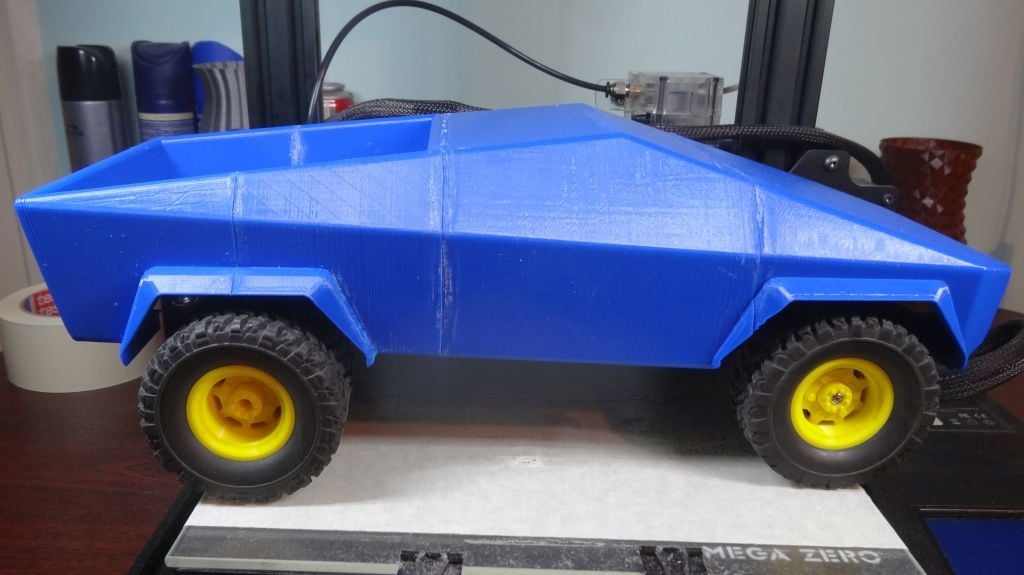 Toy Tesla Cybertruck car model