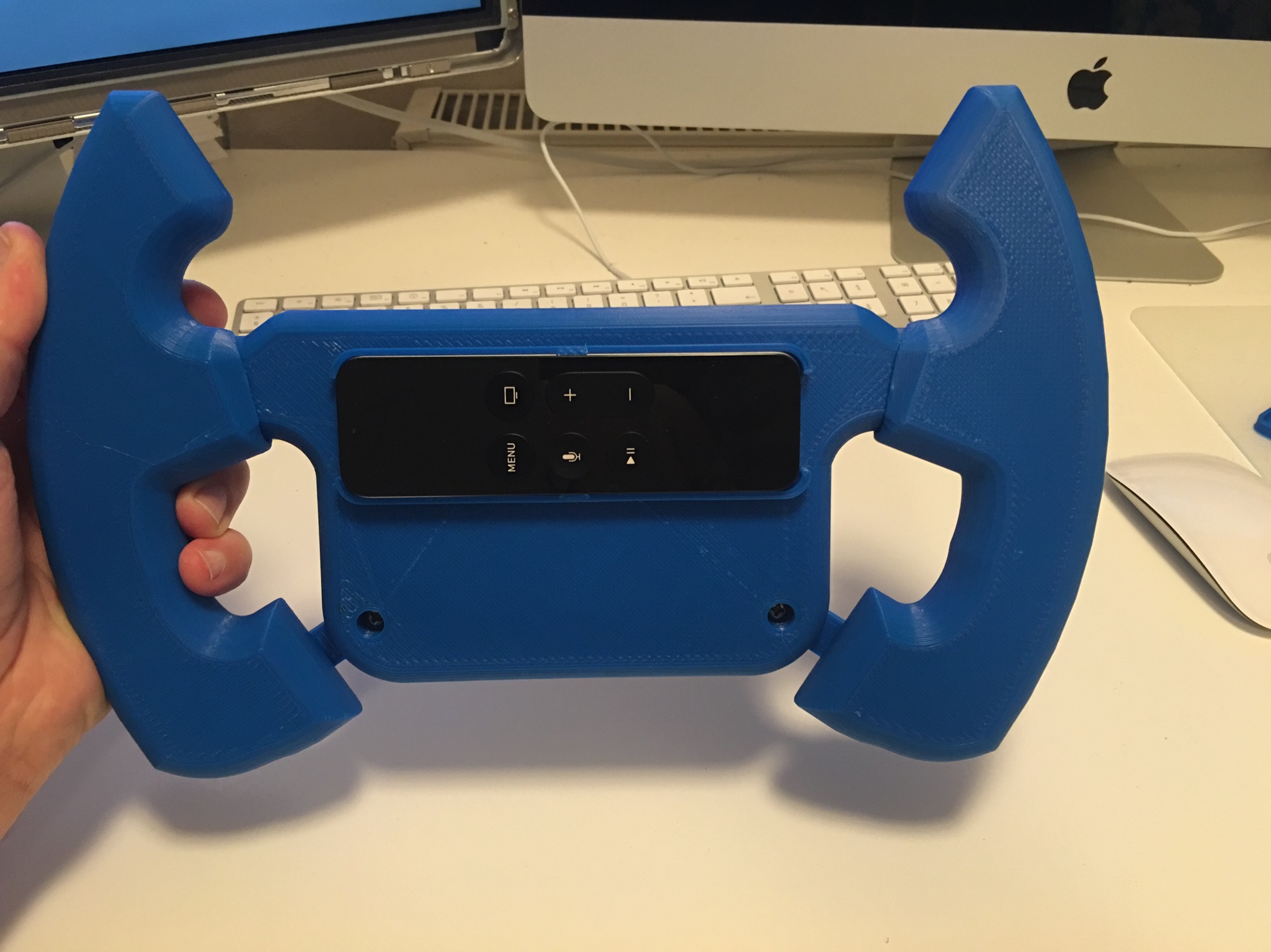 Apple TV 4 Siri Remote steering wheel hack