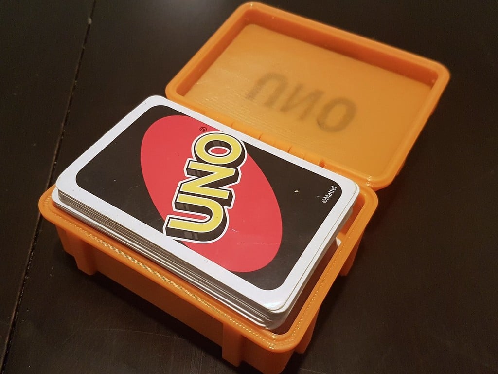 Rugged box for UNO game card