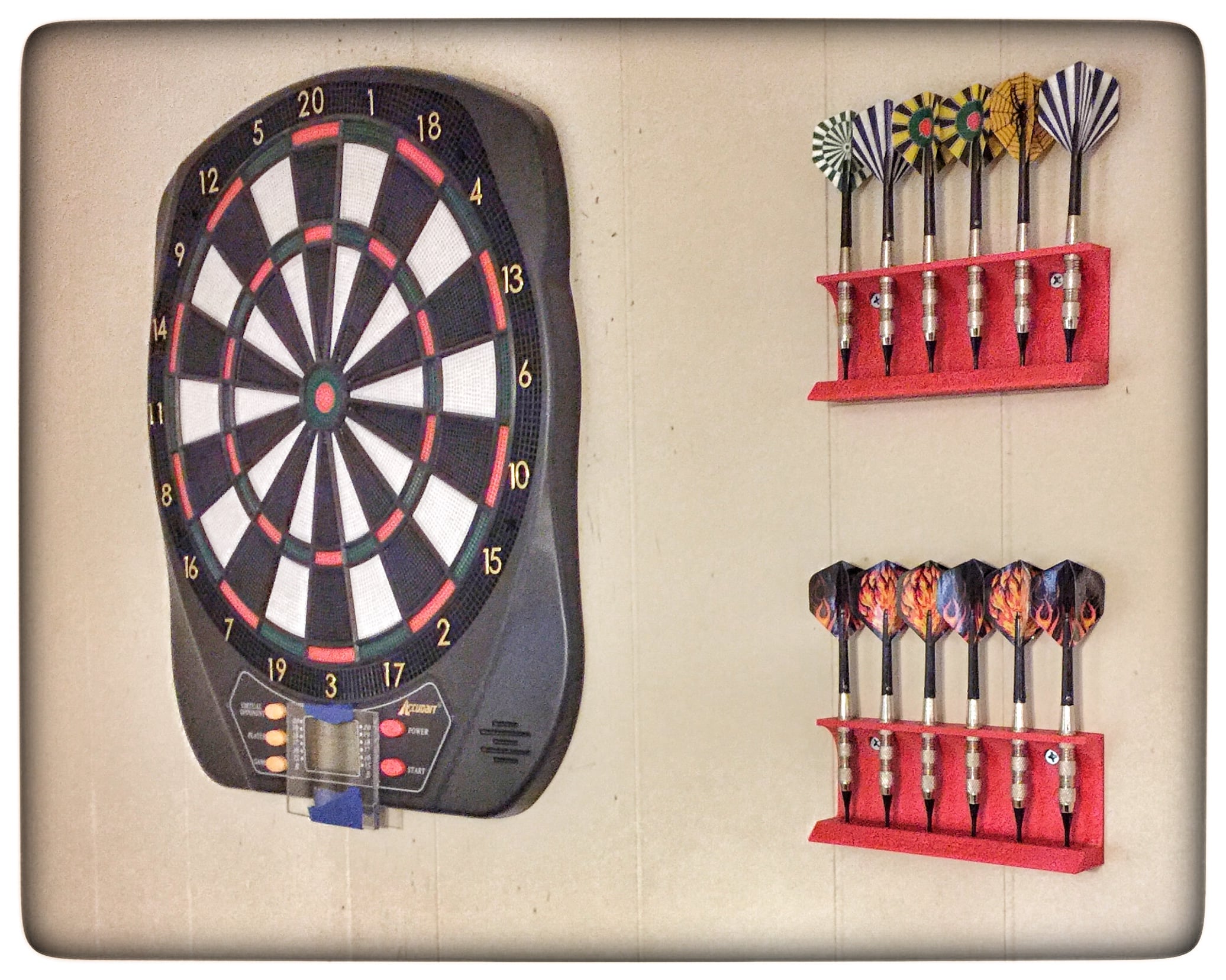 Wall Mounted Dart Holder