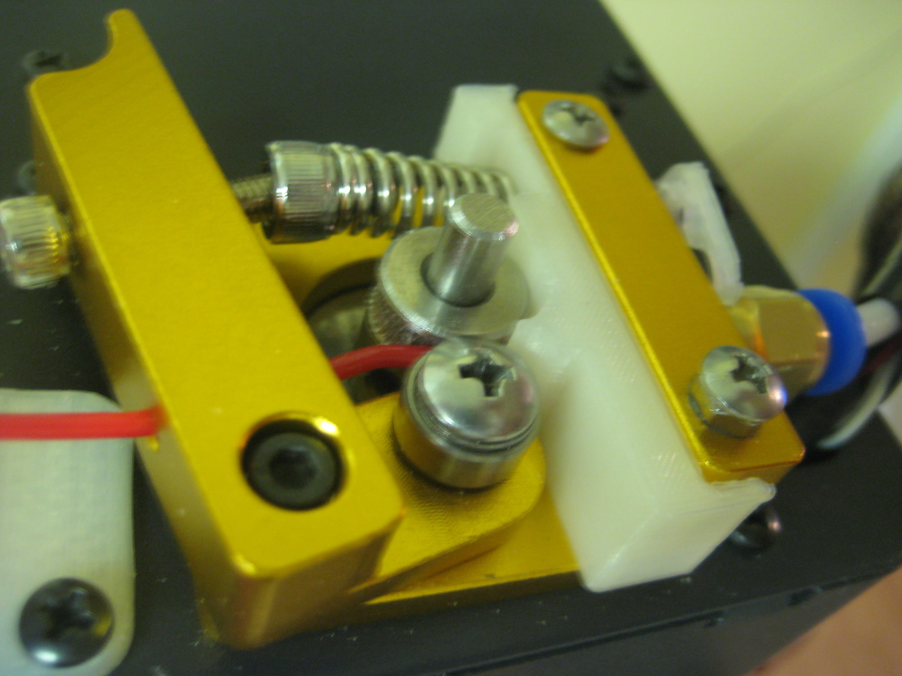 Flex filament adapter for Mk8 extruder for Monoprice Mini