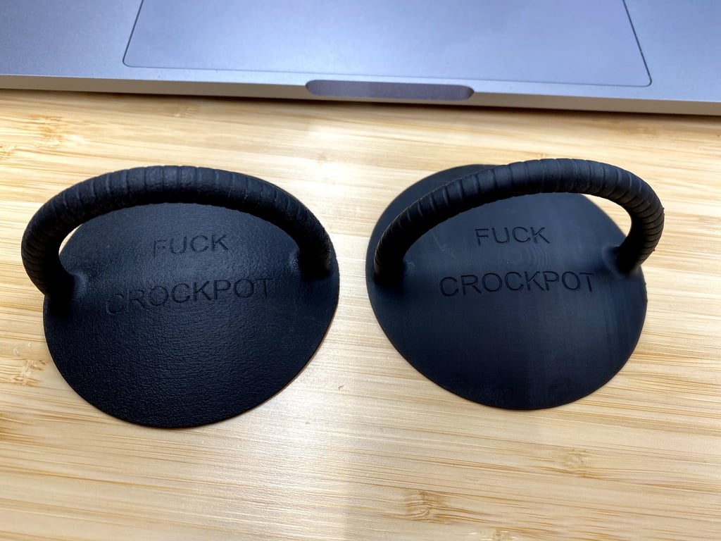 Crockpot lid handle (improved & reinforced)