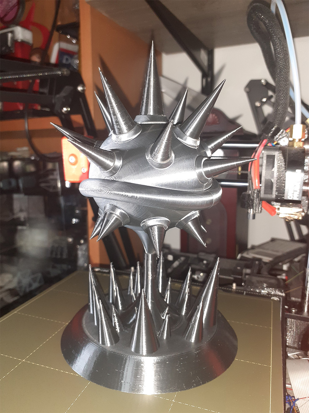 Levitating Spikey Shell