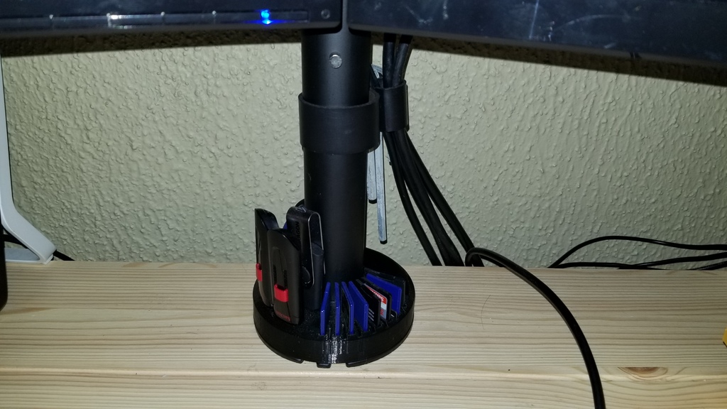 USB and SD Card Holder for VESA Pole Monitor Mount